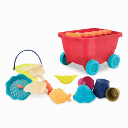 B.Toys Kırmızı Plaj Vagonu Bx1594Z - 1