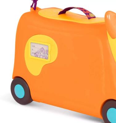 B.Toys Wheeled Travel Bag - Orange Bx2299 - 3