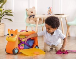 B.Toys Wheeled Travel Bag - Orange Bx2299 - 5