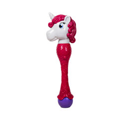 Bubble Wand Light Up Big Mermaid Unicorn 8823A - Bubble Wand