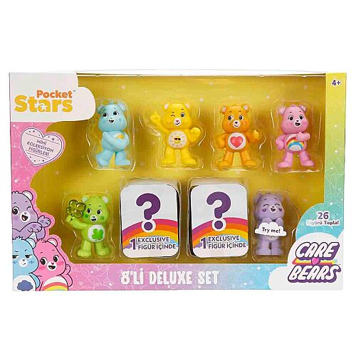 Care Bears Mini Koleksiyon Figürleri 8'li Paket - 3