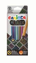 Carioca Kuru Boya Metalik 12’Li 43164 - Carioca