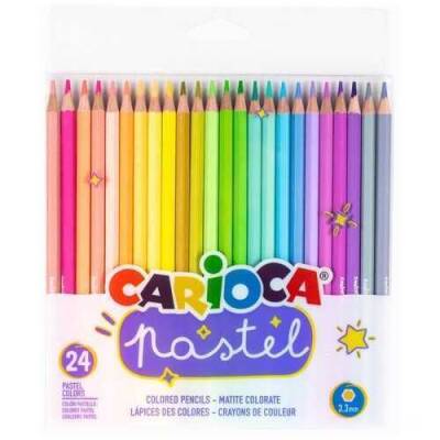 Carioca Pastel Renk Kuru Boya Kalemi 24'lü 43310 - 1