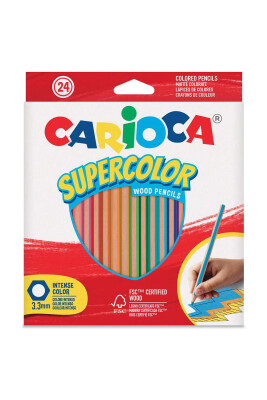 Carioca Supercolor Kuru Boya 24 Renk 43393 - Carioca