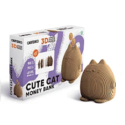 Cartonic 3D Puzzle - Cute Cat Money Bank - 10