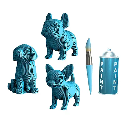 Cartonic 3D Puzzle - Puppıes Trıo - 2