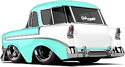 CarTuned S2 1956 Chevy Nomad - Mavi Custom Araba 530091 - 2