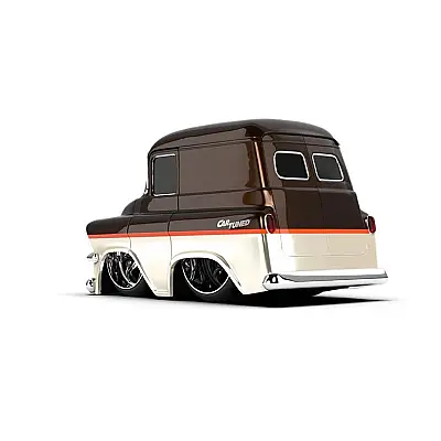 CarTuned S2 1957 GMC Panel Van - Kahverengi Custom Araba 529705 - 2