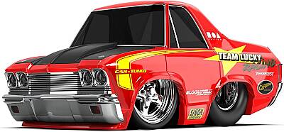CarTuned S2 1968 Chevy El Camino - Sarı Pro Street Araba 529576 - 1