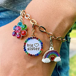 Charm It Glitter Rainbow Charm Ct03-13 - 2