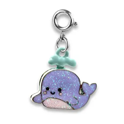Charm It Glitter Whale Charm - 1