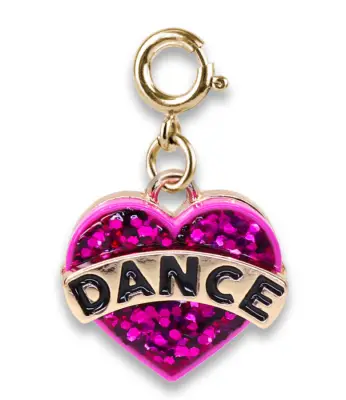 Charm It Gold Glitter Dance Heart Charm Cıcc1388 - 1