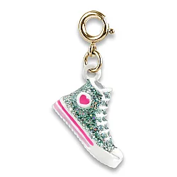 Charm It Gold Glitter High Top Sneaker Ct03-16 - Charm It
