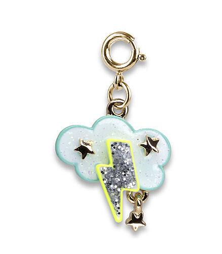 Charm It Gold Glitter Lightning Charm CICC1495 - 1