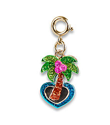 Charm It Gold Glitter Palm Tree Ct06-06 - Charm It