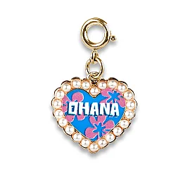 Charm It Gold Ohana Pearl Heart Ct08-14 - Charm It