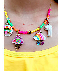 Charm It Gold Rainbow Cloud Charm CICC1409 - 2