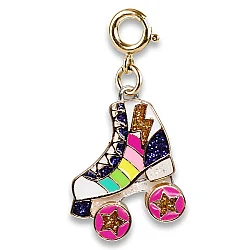 Charm It Gold Rainbow Rollerskate Charm CICC1404 - 1