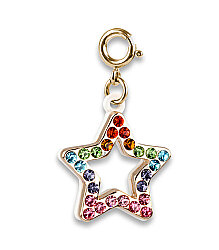 Charm It Gold Rainbow Sparkle Star Ct02-41 - Charm It