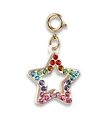 Charm It Gold Rainbow Sparkle Star Ct02-41 - 1