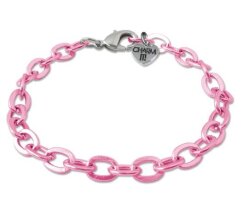 Charm It Pink Chain Bracelet /Zincir Bilezik Cıb301 - Charm It