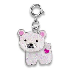 Charm It Swivel Glitter Polar Bear Charm Cıcc1465 - Charm It