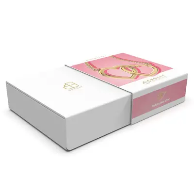 Chocli 18 Ayar Altın Kaplama Hearts Gold Kolye CH0602 - 5