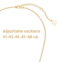 Chocli 18 Ayar Altın Kaplama Kahve & Çekirdek Gold Kolye CH0803 - 3