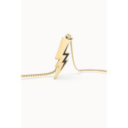 Chocli 18 Ayar Altın Kaplama Şimşek Gold Kolye CH0406 - 2