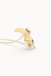 Chocli 18 Ayar Altın Kaplama Tukan Kolye Ch0201 - 2