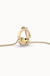 Chocli 18 Ayar Altın Kaplama Kulaklık Kolye Ch0405 - 4