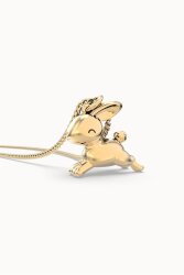 Chocli 18 Ayar Altın Kaplama Tavşan Kolye Ch0104 - 2