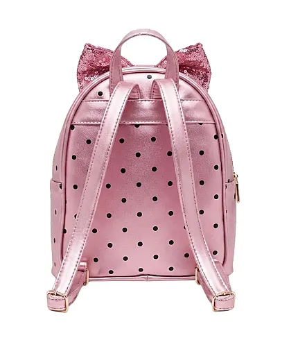 Chocogirl Ruby Deri Kız Çocuk Pul Payet Sırt Çantası CNT-2013 - Pembe - 2