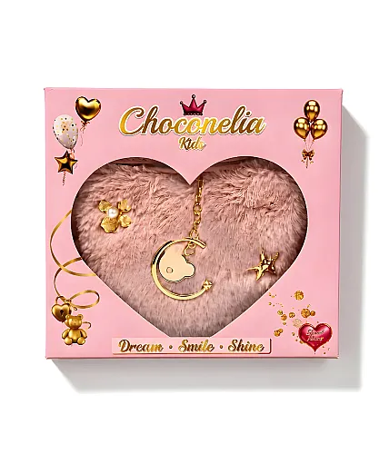 Chocogirl Shiny Heart Peluş Kız Çocuk Çantası CNT-2005 - 2