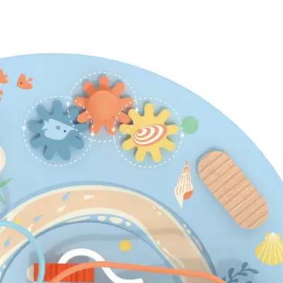 Classic World Ahşap Çok Fonksiyonlu Aktivite Masası - Okyanus 20238 - 4