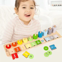 Classic World Ahşap Eğitici Sayma Oyunu 54556 - 3