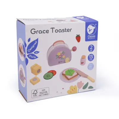 Classic World Ahşap Grace Tost Makinesi 50640 - 4