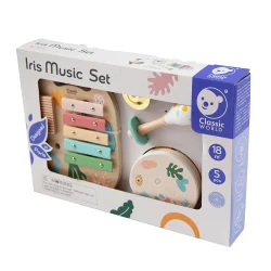 Classic World Ahşap Iris Müzik Seti 40559 - 8