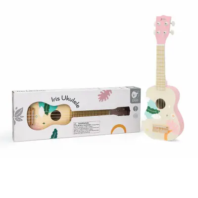 Classic World Ahşap Iris Ukelele - Pembe 40563 - 2