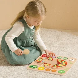 Classic World Ahşap Pizza Yapbozu 40066 - 4
