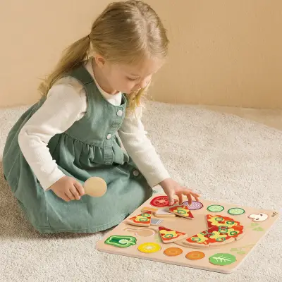 Classic World Ahşap Pizza Yapbozu 40066 - 4