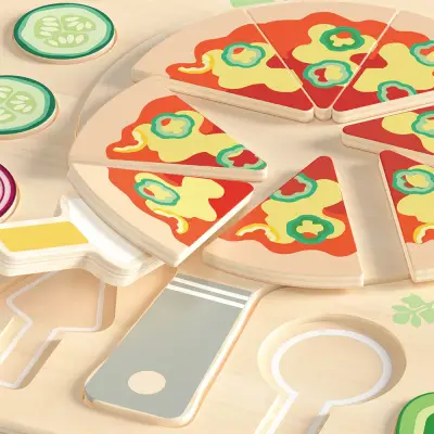 Classic World Ahşap Pizza Yapbozu 40066 - 3