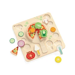 Classic World Ahşap Pizza Yapbozu 40066 - 2