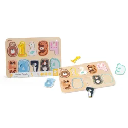 Classic World Ahşap Rakam Yapbozu 40064 - 2