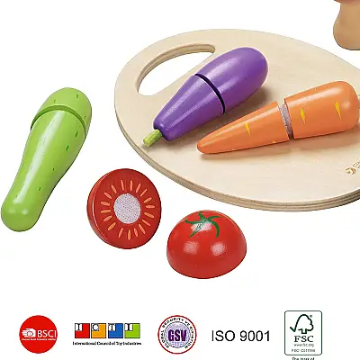 Classic World Ahşap Sebze Kesme Seti 2825 - 3