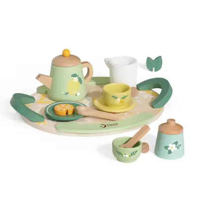 Classic World Ahşap Vintage Çay Seti 50576 - 1