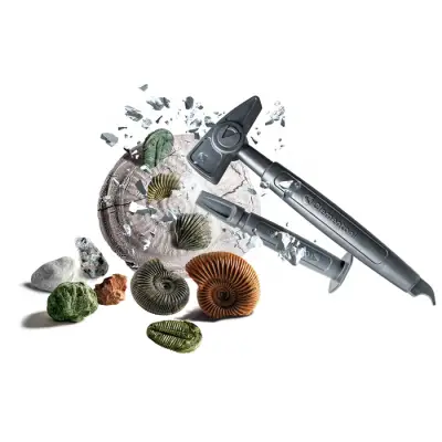 Clementoni Bilim ve Oyun Fosiller ve Mineraller Kazı Seti 64336 - 2