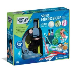 Clementoni Bilim ve Oyun - Süper Mikroskop - Clementoni