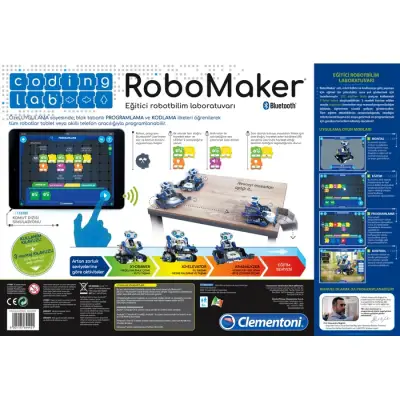 Clementoni Coding Lab Robomaker Start Eğitici Robotbilim Laboratuvarı 64442 - 5