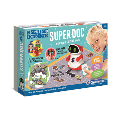 Clementoni Coding Lab Super Doc Eğitici Konuşan Robot 64960 - 1